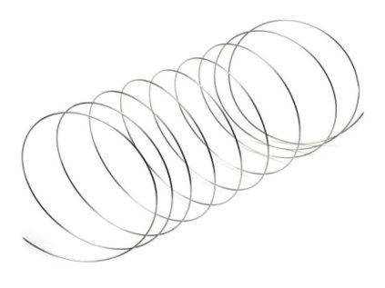 Paměťový drát na náramek Ø6 cm (Varianta platina, Balení 20 g)