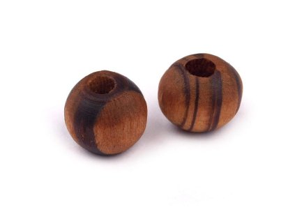 Dřevěné korálky Strip Ø8 mm (Varianta 1 borovice střední, Balení 10 g)