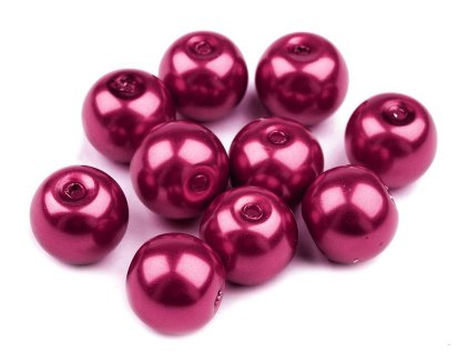 Skleněné voskové perly Ø8 mm (Varianta 18B stříbrná světlá, Balení 50 g)