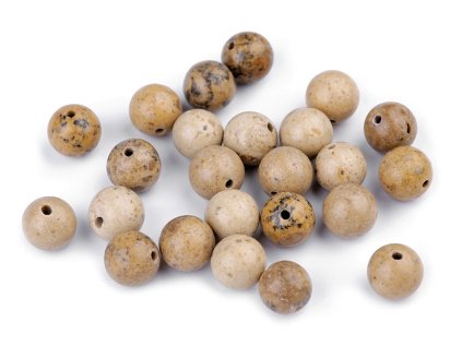 Jaspis pískový, minerální korálky Ø8 mm (Varianta jaspis pískový, Balení 10 ks)