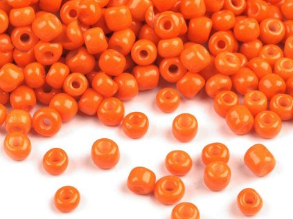 Rokajl 6/0 - 4 mm neprůhledný (Varianta 43B modrá chrpová, Balení 50 g)