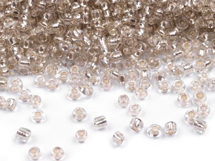 Rokajl 12/0 - 2 mm s průtahem (Varianta 53 rezavá tmavá, Balení 50 g)