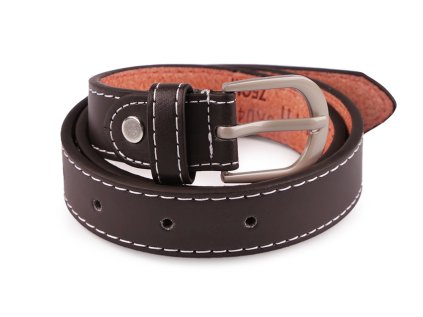 Dětský pásek šíře 2,3 cm (Varianta 3 (75 cm) černá prošitý, Balení 1 ks)