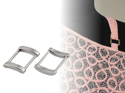 Průvlek na oděvy a tašky šíře 20 mm (Varianta 1 nikl, Balení 4 ks)