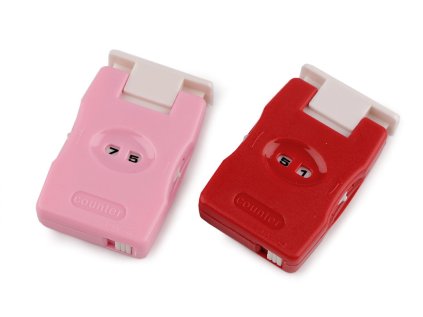 Počítadlo řad (Varianta 1 růžová sv., Balení 1 ks)