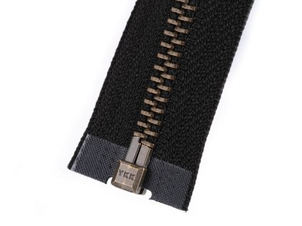 Staromosazný zip YKK No 5 délka 65 cm bundový (Varianta černá, Balení 1 ks)