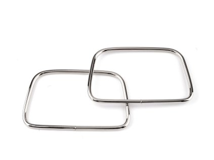 Kovová ucha na tašky 7x11 cm (Varianta 1 nikl, Balení 2 ks)