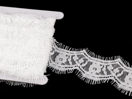 Francouzská měkká prádlová krajka šíře 65 mm (Varianta 1 Off White, Balení 13.5 m)