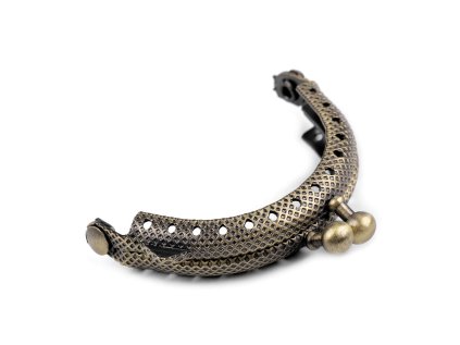 Mini rámeček na výrobu peněženky našívací 5,5x8 cm (Varianta staromosaz, Balení 1 ks)