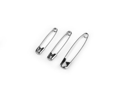 Spínací špendlíky mix velikostí (Varianta nikl, Balení 1 svaz.)