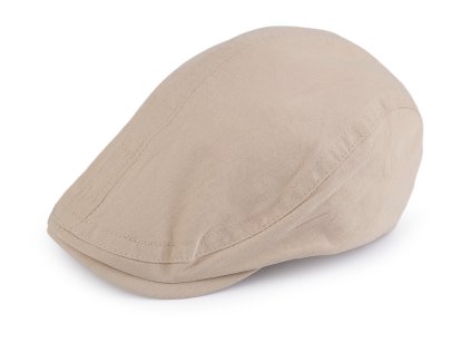 Pánská čepice bekovka bavlněná (Varianta 1 béžová světlá, Balení 1 ks)