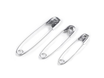 Spínací špendlíky mix velikostí (Varianta nikl, Balení 5 svaz.)