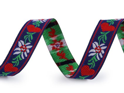 Krojová vzorovka šíře 15 mm (Varianta 1 modrá tmavá, Balení 18 m)