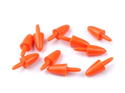 Nos / mrkev k zapíchnutí 8x23 mm (Varianta oranžová, Balení 10 ks)