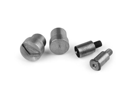 Piston na zapínání na peněženku / kabelku (Varianta 1 (20 mm) nikl, Balení 1 sada)