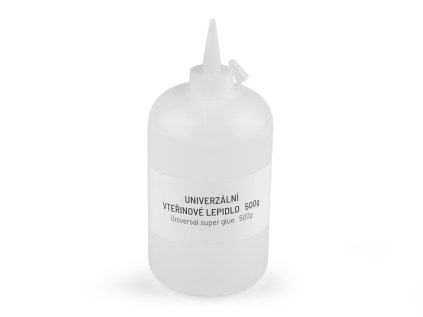 Vteřinové lepidlo univerzální s lahvičkou 500 g (Varianta viz foto, Balení 1 ks)