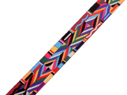 Hladký oboustranný popruh šíře 20 mm (Varianta multikolor, Balení 1 m)