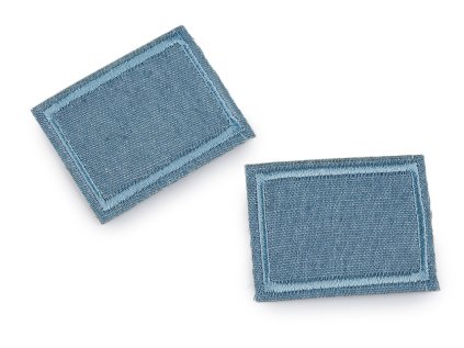Nažehlovací záplaty pro opravy dírek jeans 3x4 cm (Varianta 1 modrá světlá, Balení 10 ks)