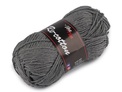 Bavlněná pletací příze Re-Cotton 50 g (Varianta 2 (81005) režná světlá, Balení 1 ks)