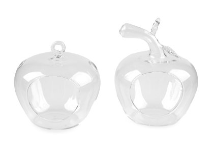 Aerárium / skleněné jablko (Varianta 1 transparent, Balení 1 ks)