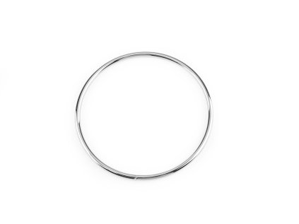 Kovový kruh / ucho na tašku Ø11 cm (Varianta 1 nikl, Balení 1 ks)
