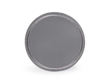 Reflexní nažehlovačka mix vzorů a velikostí (Varianta 2 šedá ovál, Balení 10 ks)