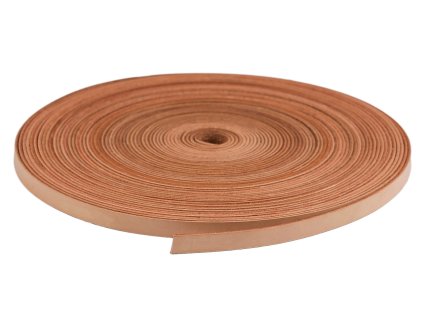 Kožený popruh / ucho na tašky šíře 10 mm metráž (Varianta 2 černá, Balení 1 m)