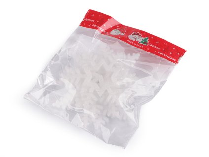 Pěnová vločka Ø10 cm (Varianta 1 bílá, Balení 1 sáček)