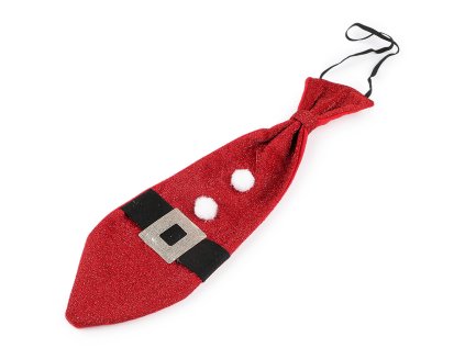 Vánoční / párty kravata (Varianta červená, Balení 1 ks)