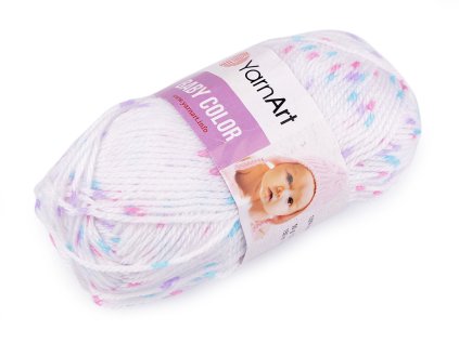 Pletací příze Baby Color 50 g (Varianta 10 (218) růžová, Balení 1 ks)