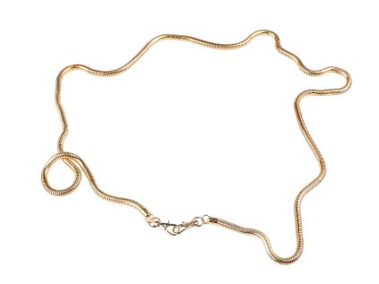 Řetízek na kabelky délka 120 cm, Ø6,5 mm (Varianta 1 stříbrná, Balení 1 ks)