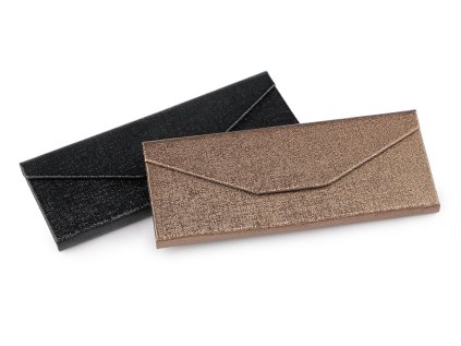 Pouzdro na brýle skládací 6,5x16 cm (Varianta 1 zlatá tmavá, Balení 1 ks)