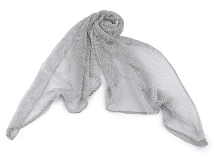 Společenská šála přes ramena s lurexem 60x160 cm (Varianta 4 černá černá, Balení 1 ks)