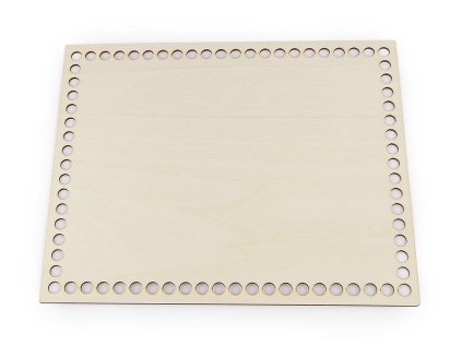 Dno na pletení / výrobu košíků 20x25 cm (Varianta přírodní sv., Balení 1 ks)