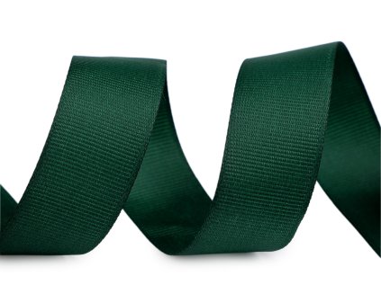 Rypsová stuha ve vánočních barvách šíře 25 mm (Varianta 1 bílá, Balení 22.5 m)