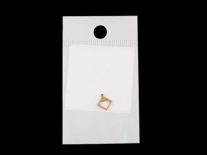 Přívěsek z nerezové oceli srdce (Varianta 1 platina, Balení 1 ks)