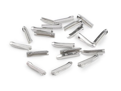 Spodní koncovka na opravu kovového dvoucestného zipu (Varianta 2 žluté zlato, Balení 10 sada)