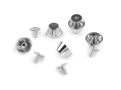 Šroubovací nýt / nožky na kabelku Ø12 mm (Varianta 1 platina, Balení 5 pár)