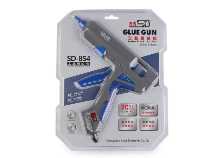 Tavná pistole na lepidlo Ø11 mm s vysokým výkonem (Varianta šedá, Balení 1 ks)