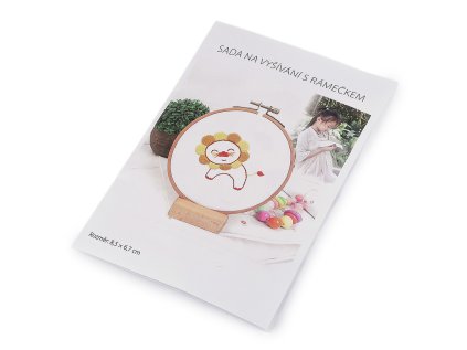 Dětská sada vyšívání s rámečkem (Varianta 1 viz foto, Balení 1 sada)