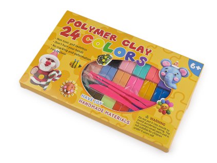 Modelovací polymerová hmota sada 24x10 g (Varianta mix, Balení 1 sada)