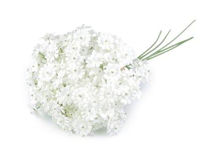 Umělá kytice achillea (Varianta 1 bílá, Balení 1 svaz.)