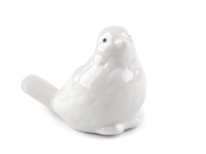 Dekorace ptáček (Varianta bílá, Balení 1 ks)