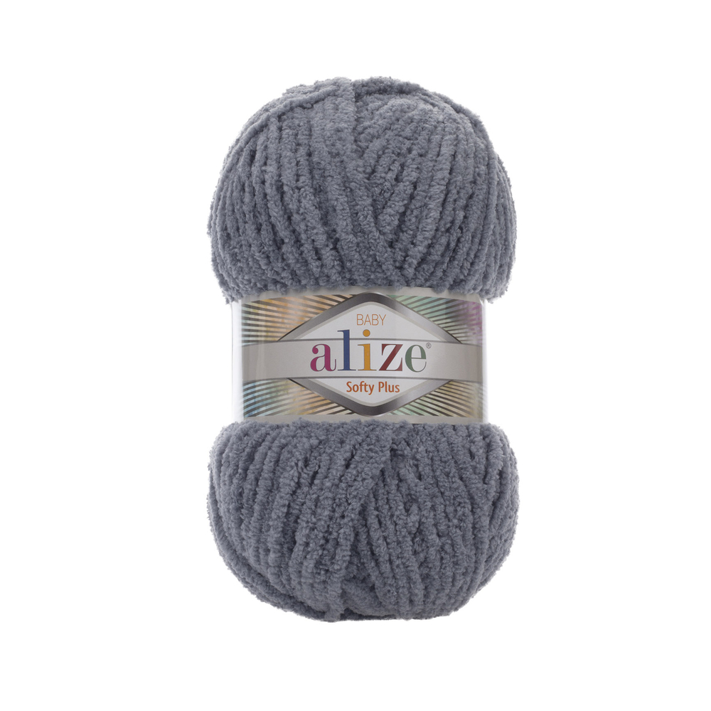 Alize Softy plus Barva: Softy plus 87  tmavě šedá