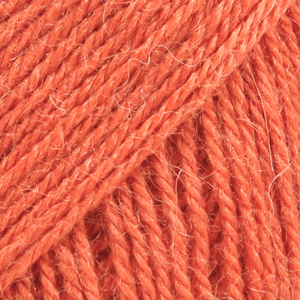 DROPS Alpaca uni colour barvy Barva: Pomerančová 2915