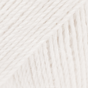 DROPS Alpaca uni colour barvy Barva: Bílá 101