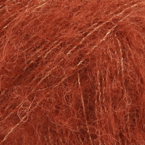DROPS Brushed Alpaca Silk Barva: Brushed alapca rezavá uni-24