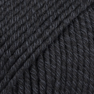 DROPS Cotton Merino Barva: Černá uni 02