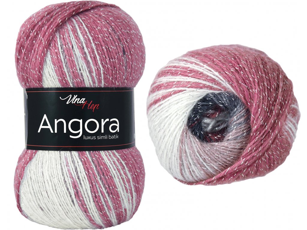 VLNA HEP Angora luxus simli batik Barva: Angora luxus simli batik 5726