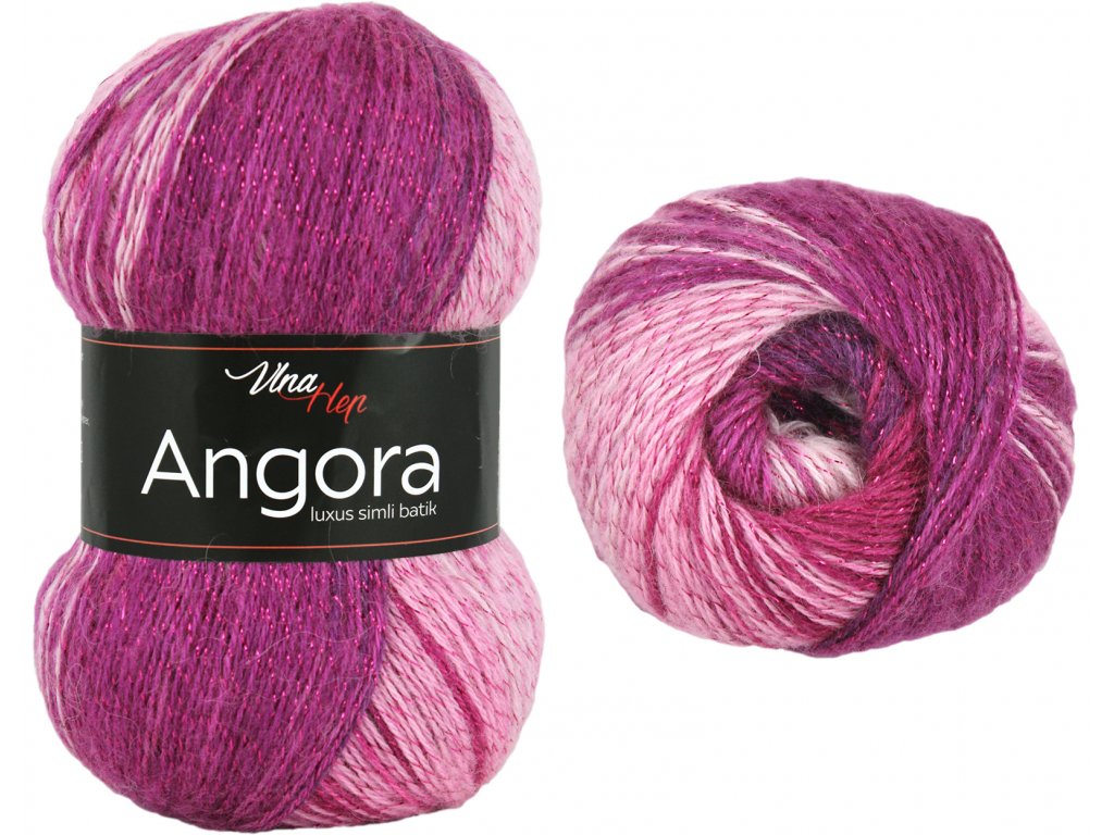VLNA HEP Angora luxus simli batik Barva: Angora luxus simli batik 5720